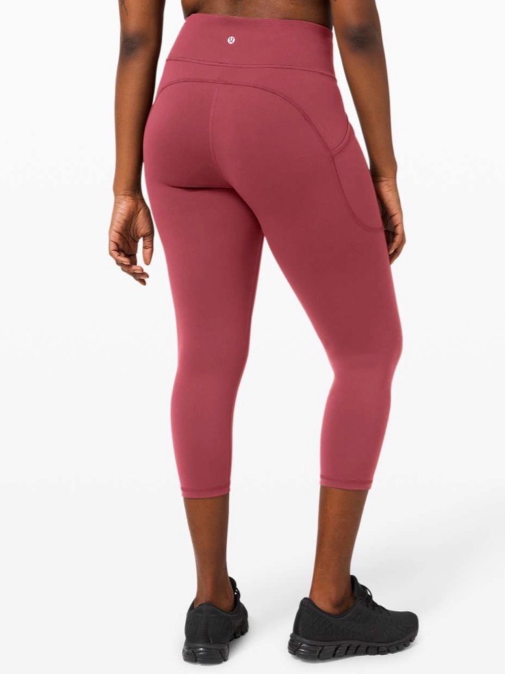 Lululemon Invigorate High Rise Crop 23” ~ 4 ~ Chianti